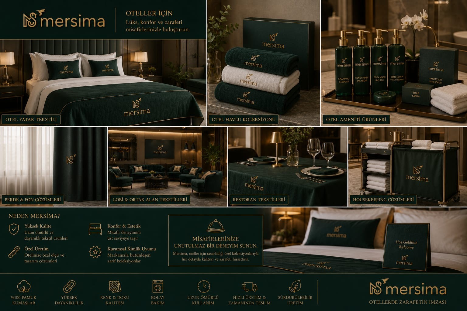 Otel havlu yatak ve aksesuarlar