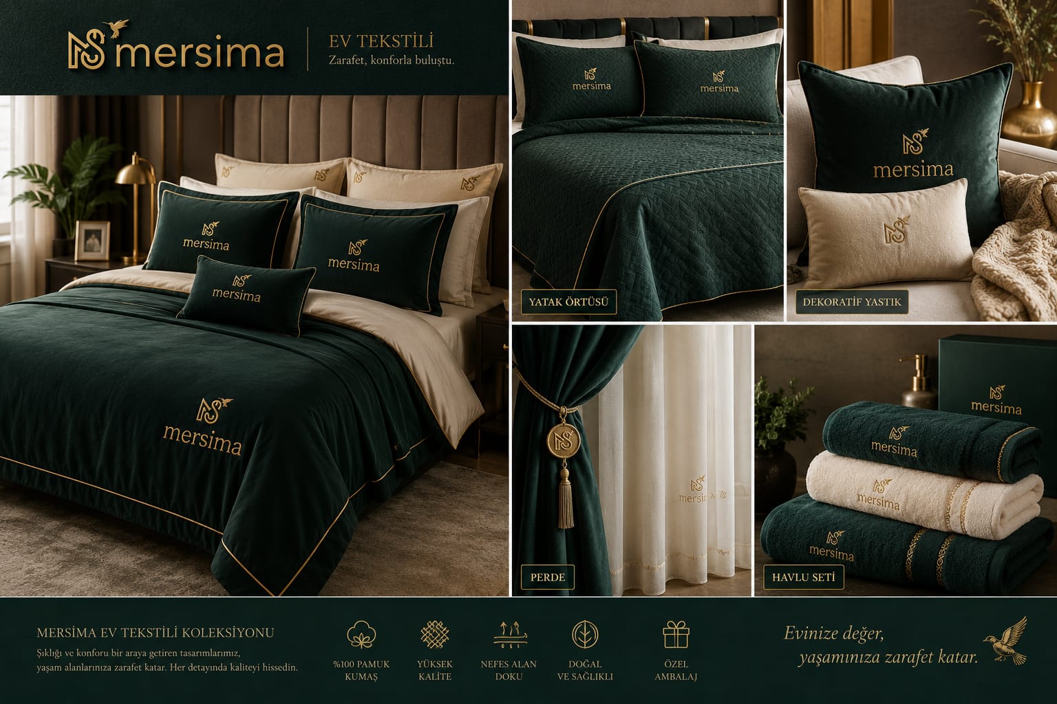 mersima otel tekstil havlu